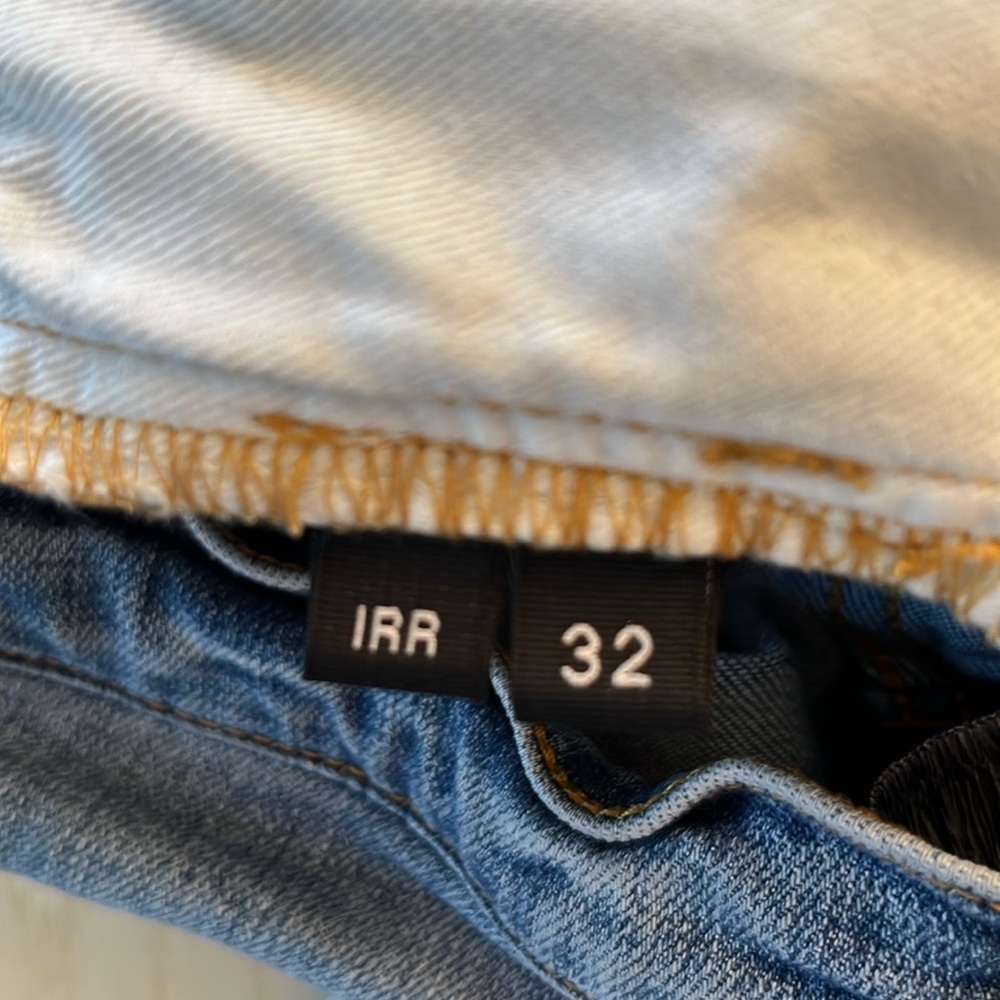 Guys Purple Brand from Bloomingdale’s Medium Blue Ripped Skinny Jeans - Picture 4 of 10